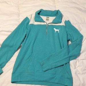 VS PINK Half Zip Pullover